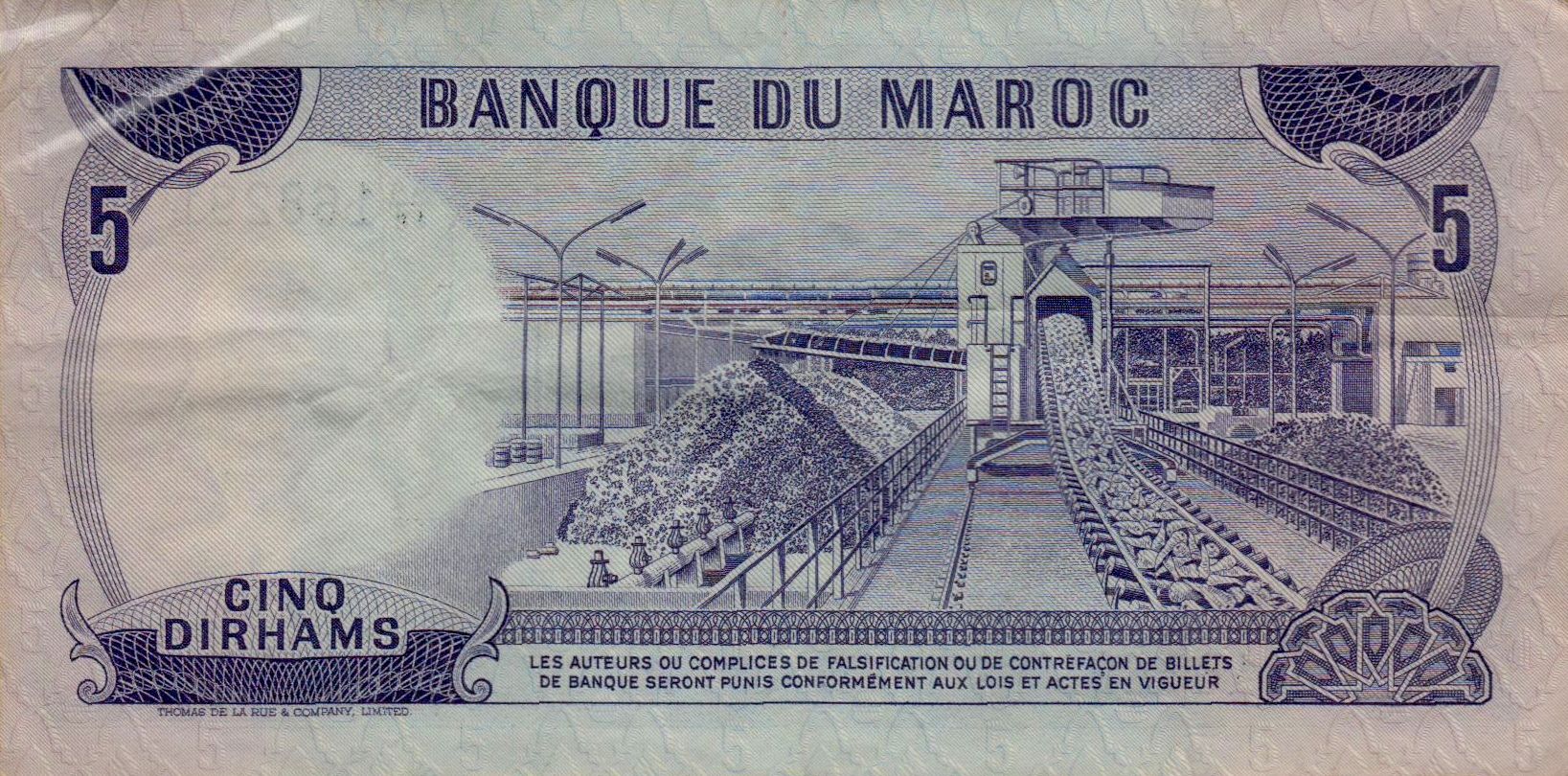 Morocco 5 1970 VF P-56